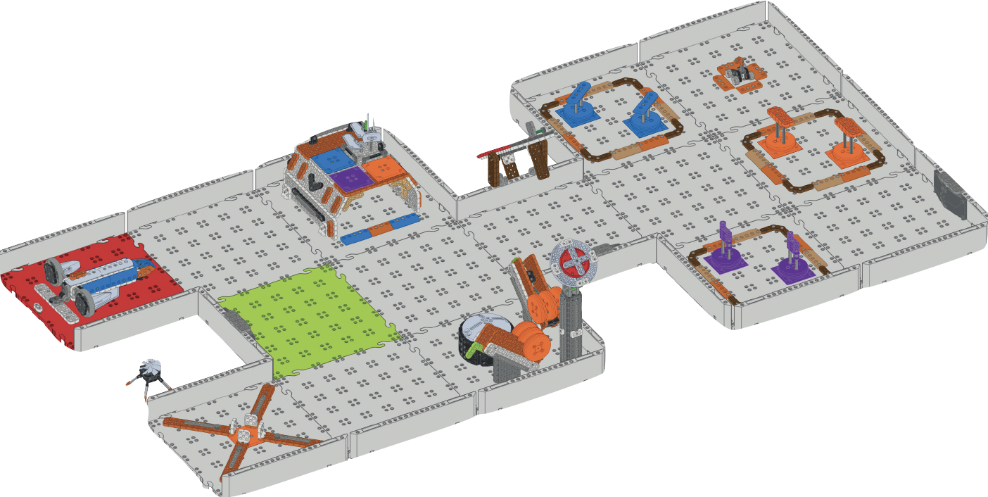 VEX GO Mars Math Expedition yarışma sahası